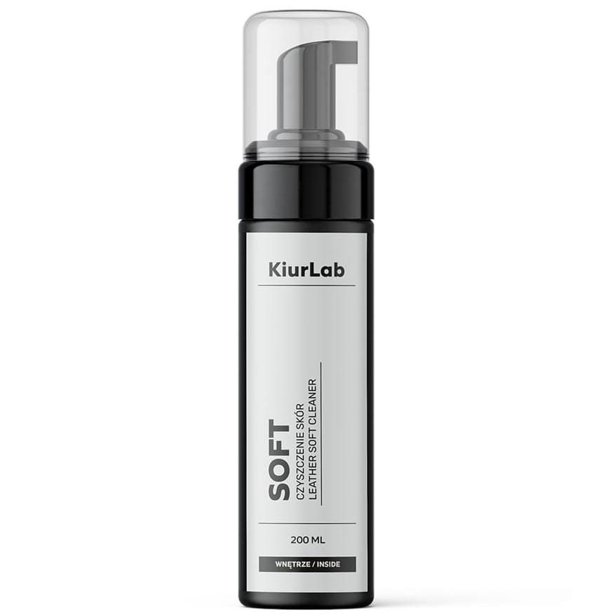 KiurLab Soft Cleaner 200ml - środek do czyszczenia skóry samochodowej