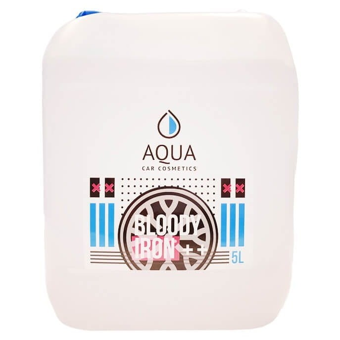 Aqua Car Cosmetics Bloody Iron 5L - deironizer, preparat do usuwania zanieczyszczeń metalicznych