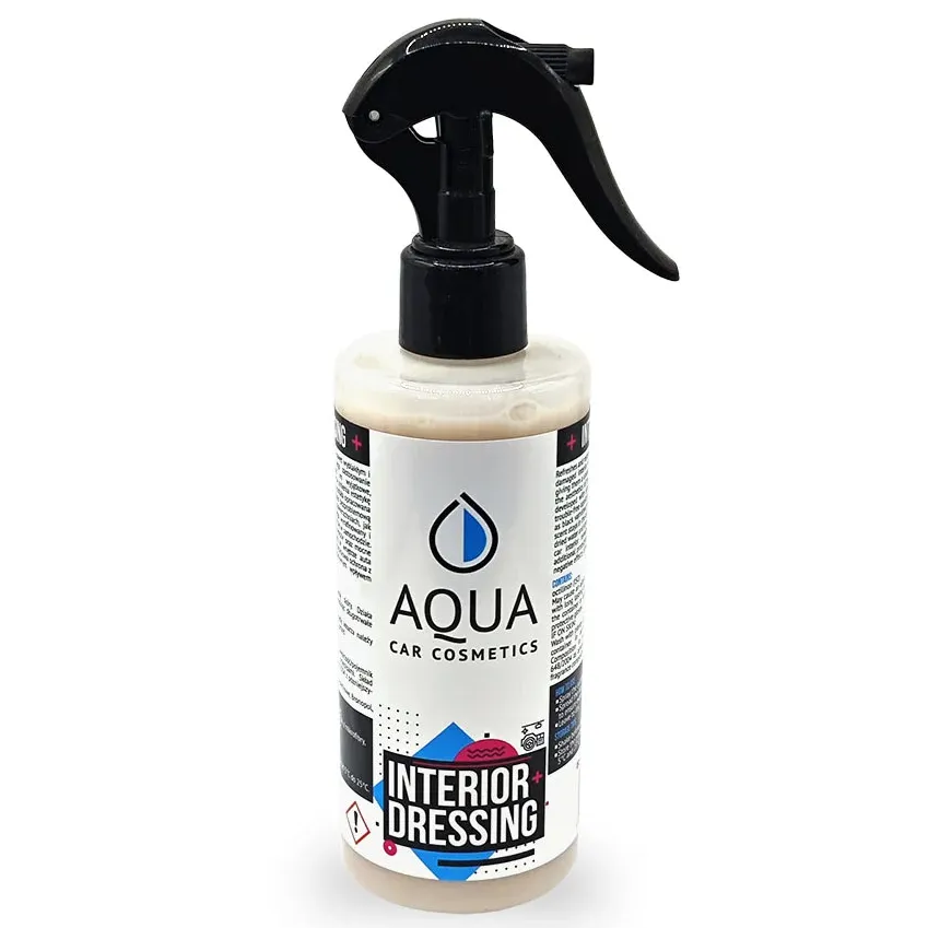 Aqua Car Cosmetics Interior Dressing 250ml - satynowy dressing do plastików wewnętrznych