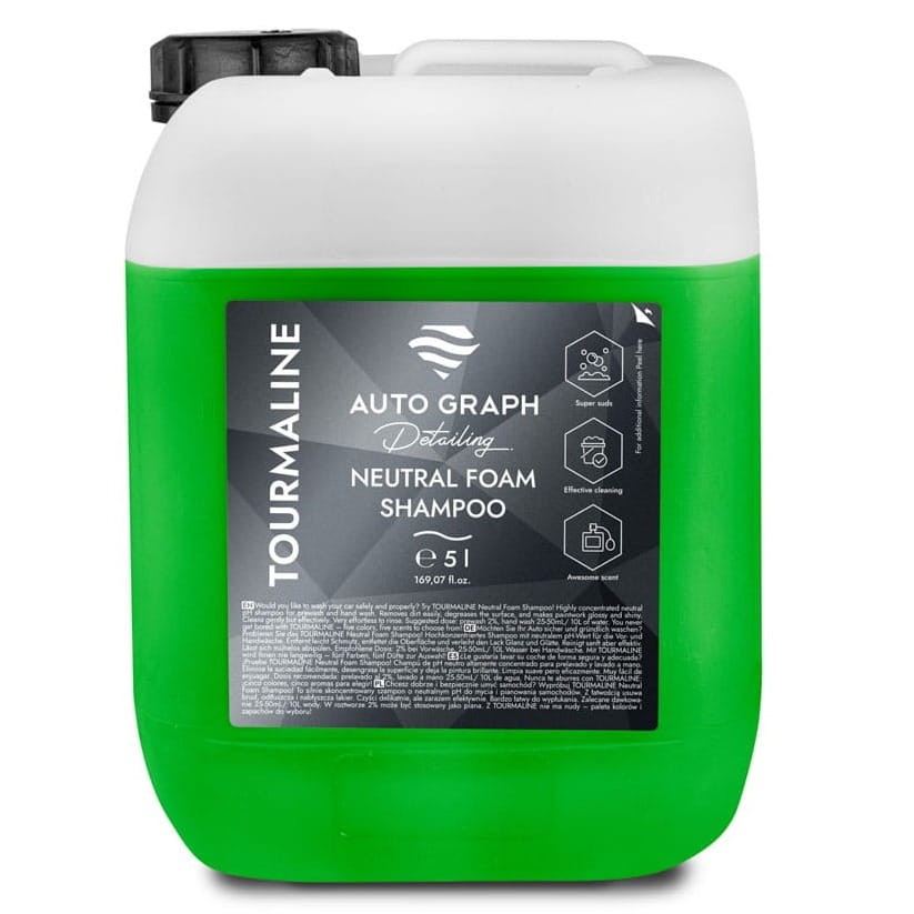 Auto Graph Tourmaline Shampoo Green 5L - szampon do mycia samochodu