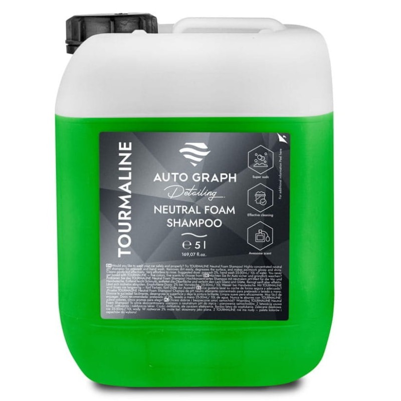 Auto Graph Tourmaline Shampoo Green 5L - szampon do mycia samochodu