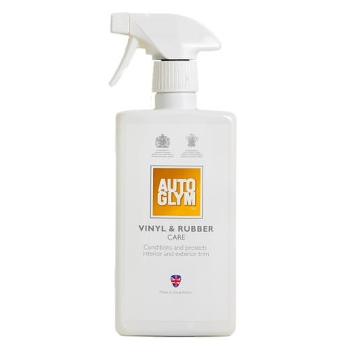 Autoglym Vinyl &amp; Rubber Care 500ml - odświeżanie plastików i konserwacja uszczelek samochodowych