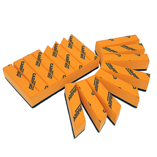 CarPro Applicator 8 Fingers Blocks - zestaw małych aplikatorów do trudno dostępnych miejsc