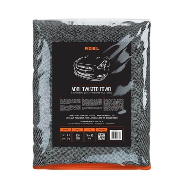ADBL Twisted Towel 70x90cm 620gsm - ręcznik do osuszania auta