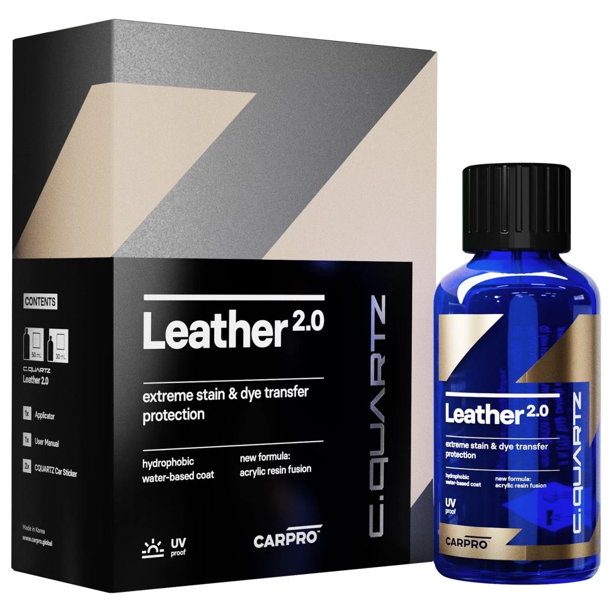 CarPro C.Quartz Leather 2.0 30ml - powłoka ceramiczna do skór