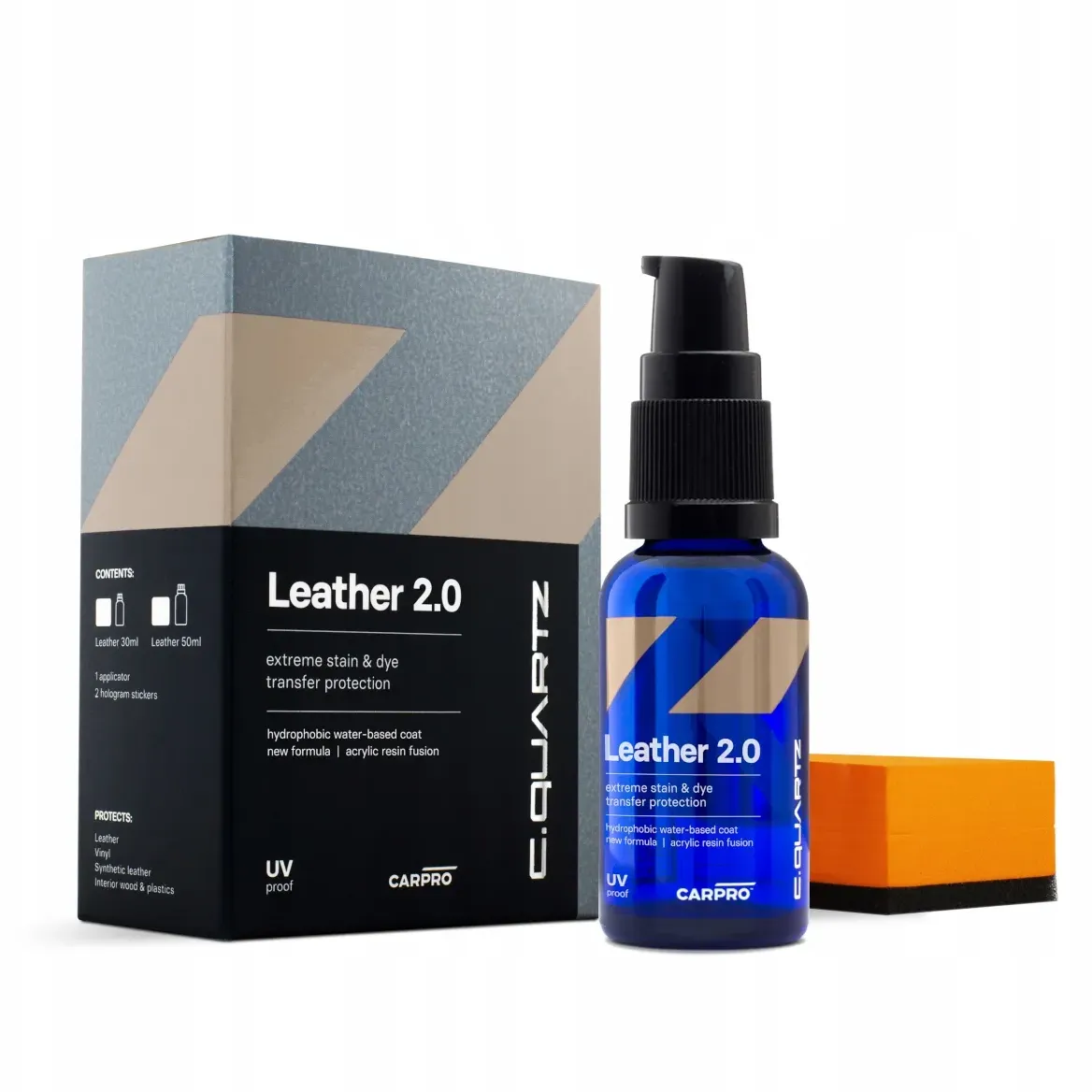 CarPro C.Quartz Leather 2.0 50ml - powłoka ceramiczna do skór