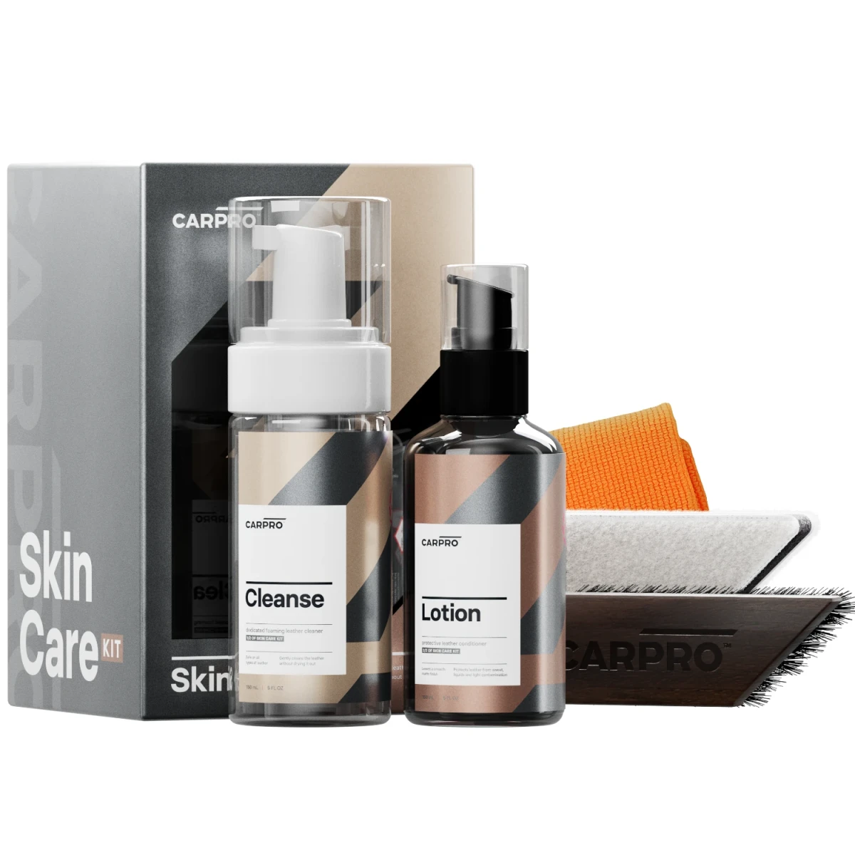 CarPro Car Leather SkinCare Kit 150ml - zestaw do pielęgnacji skóry samochodowej
