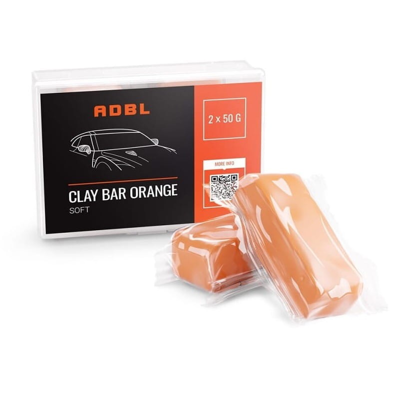 ADBL Clay Bar Orange 2x50g - miękka glinka do lakieru