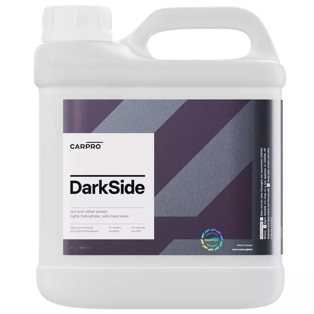 CarPro DarkSide 4L - satynowy dressing do opon i gumy