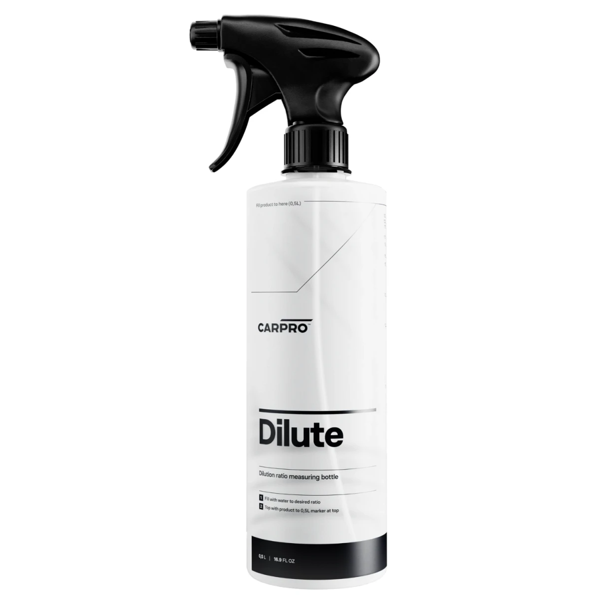 CarPro Dilute 500ml - butelka z podziałką i atomizerem