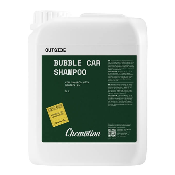 Chemotion Bubble Car Shampoo 5L - szampon do mycia samochodu