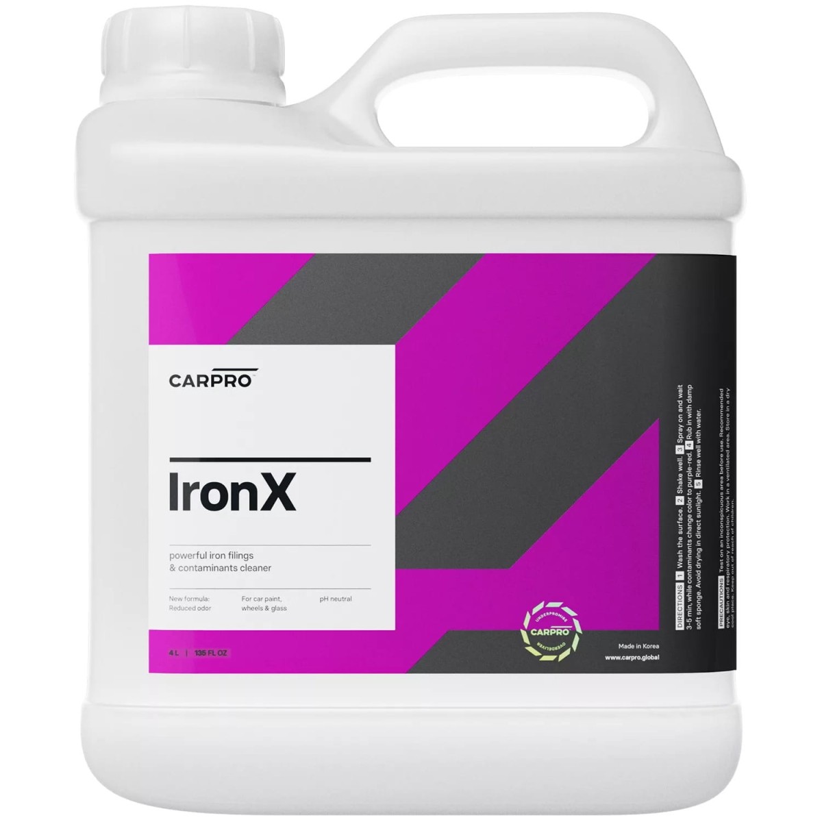CarPro IronX 4L - deironizer, krawawa felga