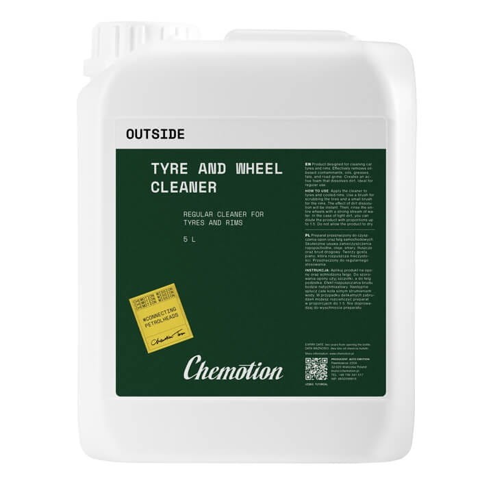 Chemotion Tyre and Wheel Cleaner 5L - środek do mycia opon oraz felg