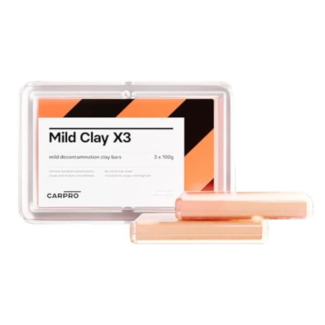 CarPro Mild Clay Set 3x100g - zestaw trzech miękkich glinek do lakieru