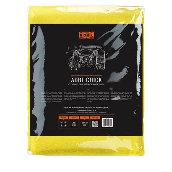 ADBL Chick 40x40cm 300 gsm - delikatna ściereczka z mikrofibry