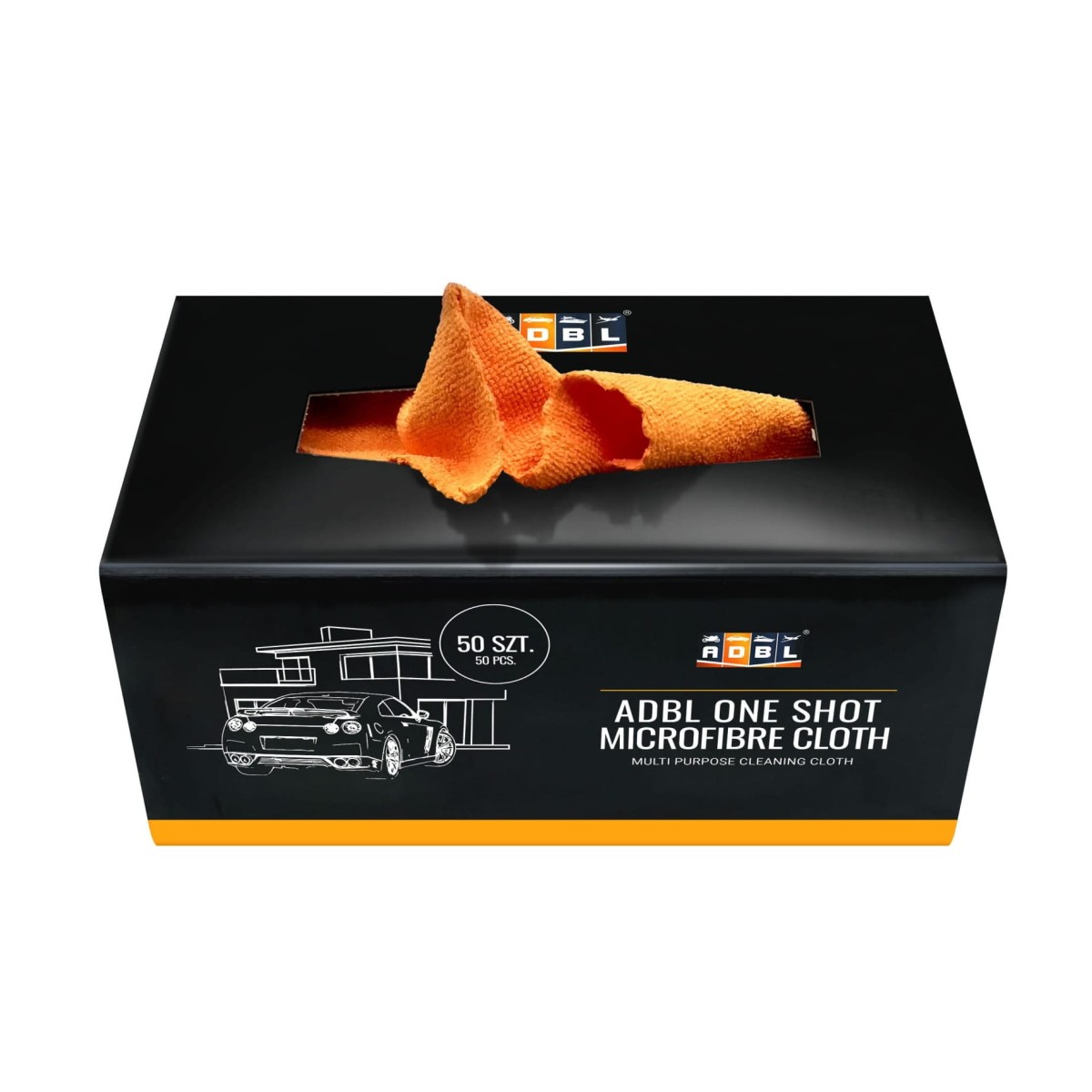 ADBL One Shot Microfiber Cloth 30x30cm 200 gsm (50szt.) - ściereczki z mikrofibry