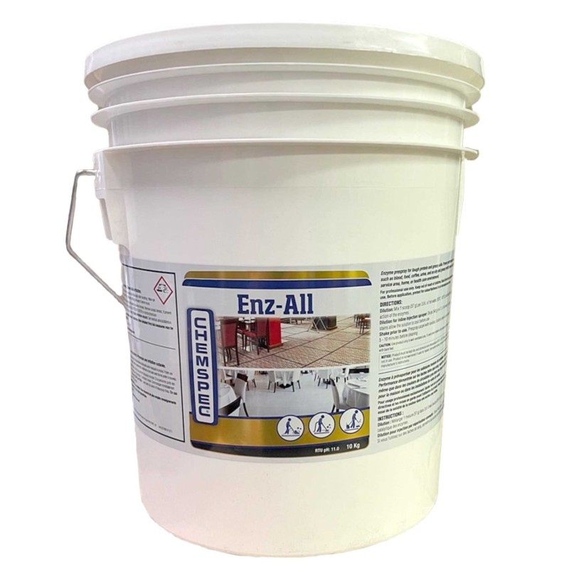 Chemspec Enz-All 10kg - enzymatyczny pre spray do prania tapicerki materiałowej