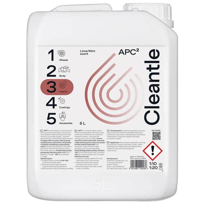 Cleantle APC Lime / Mint Scent 5L - uniwersalny środek czyszczący