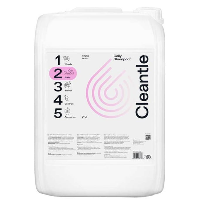 Cleantle Daily Shampoo Fruit Scent 25L - szampon do mycia samochodu