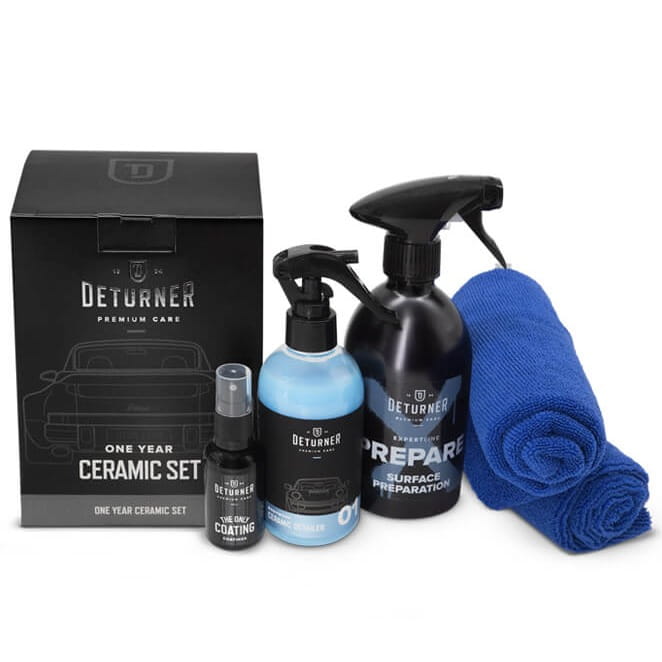 Deturner Ceramic Set - powłoka ceramiczna zestaw (powłoka, odtłuszczacz, quick detailer)