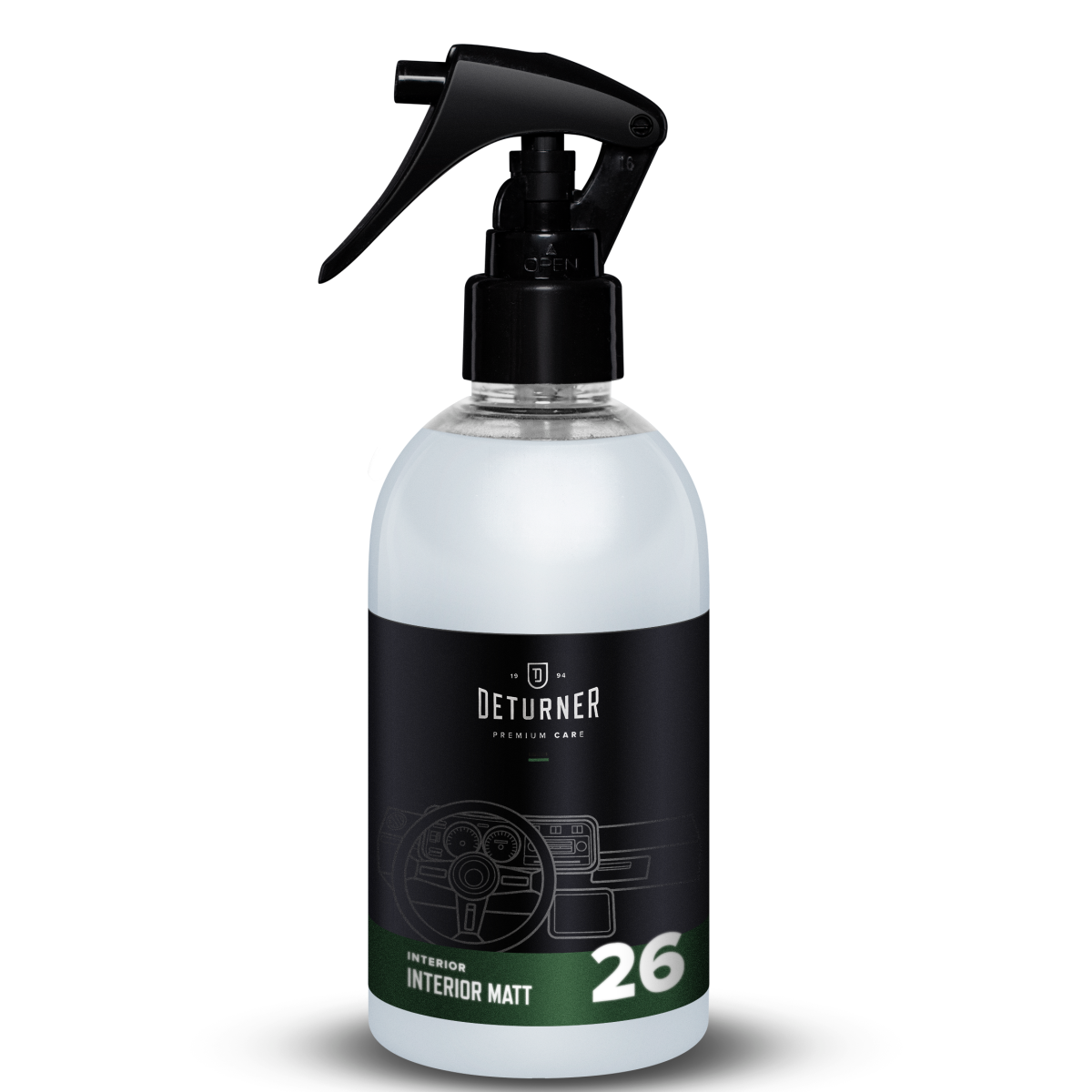 Deturner Interior Matt 250ml - matowy dressing do plastików wewnętrznych