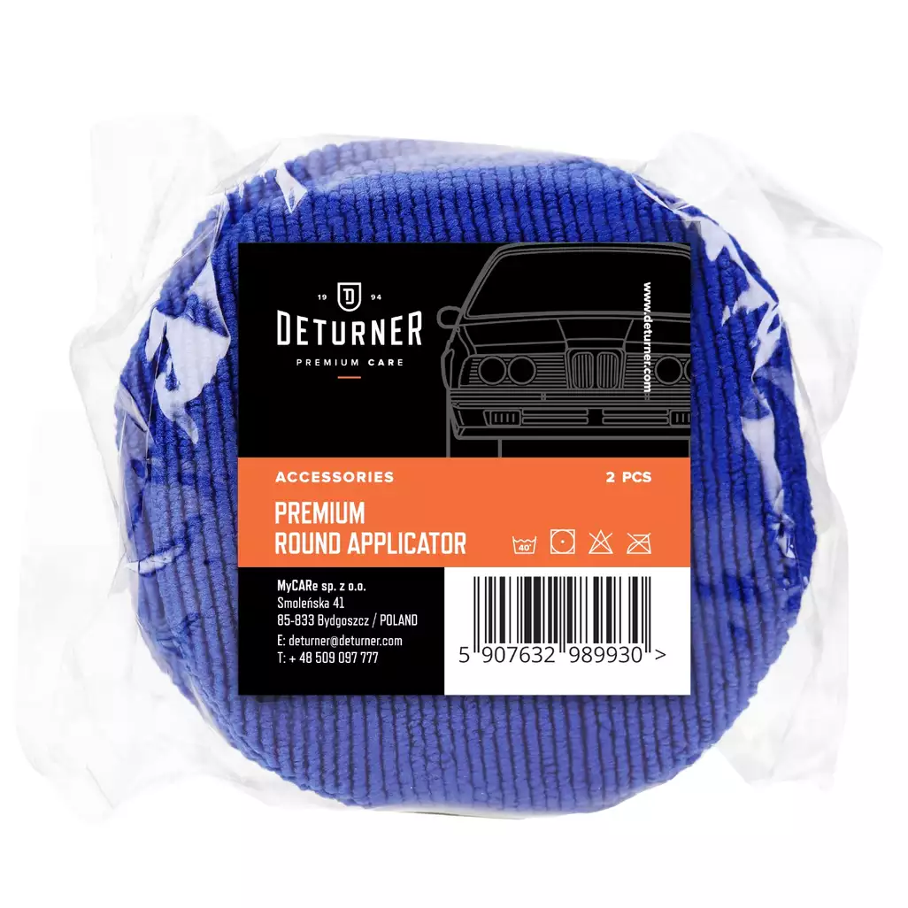 Deturner Premium Round Applicator (2 szt.) - zestaw aplikatorów