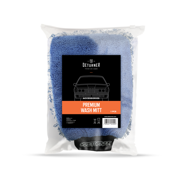 Deturner Premium Wash Mitt - mikrofibrowa rękawica do mycia auta