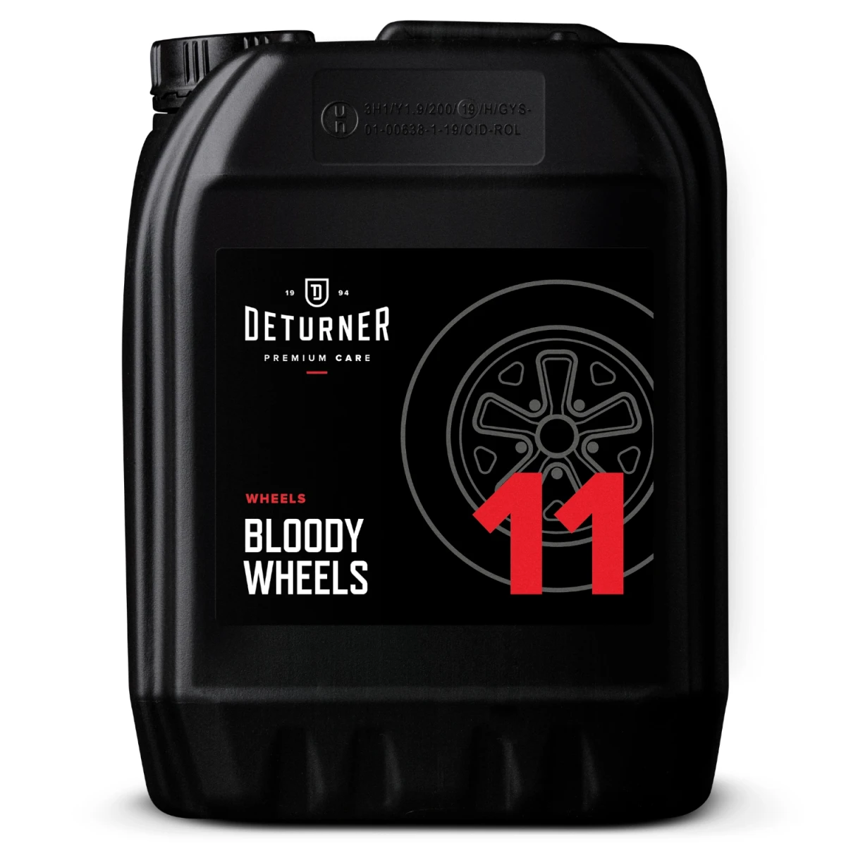 Deturner Bloody Wheels 5L - deironizer, żelowy preparat do usuwania zanieczyszczeń metalicznych