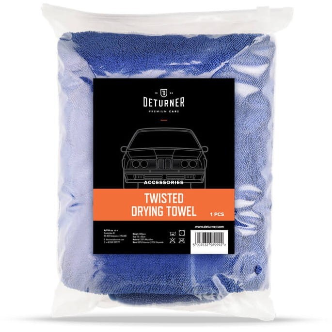 Deturner Twisted Drying Towel 70x90cm 600gsm - ręcznik do osuszania auta