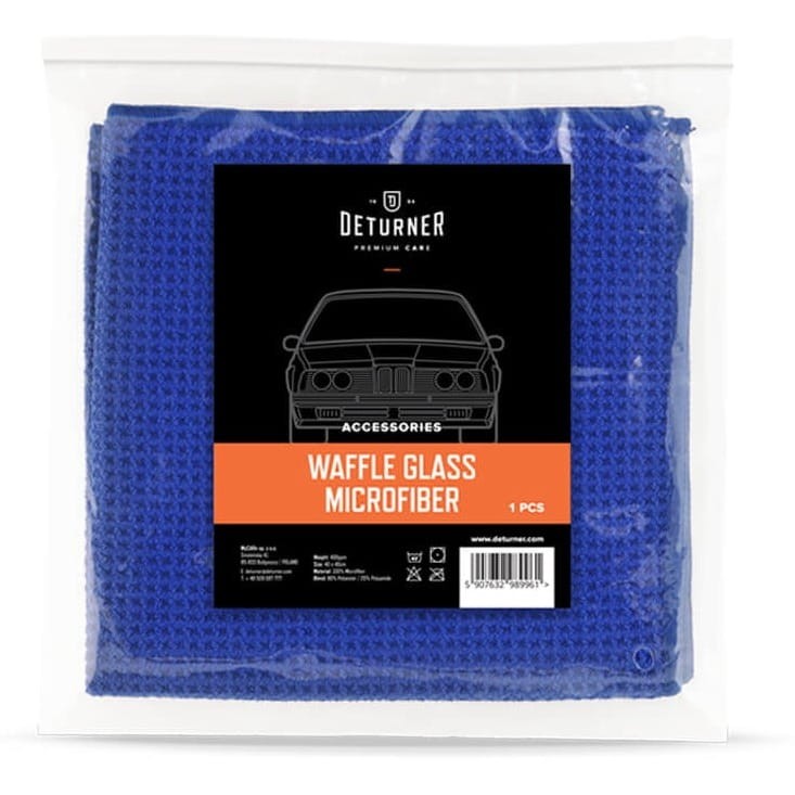 Deturner Waffle Glass Microfiber - mikrofibra do szyb
