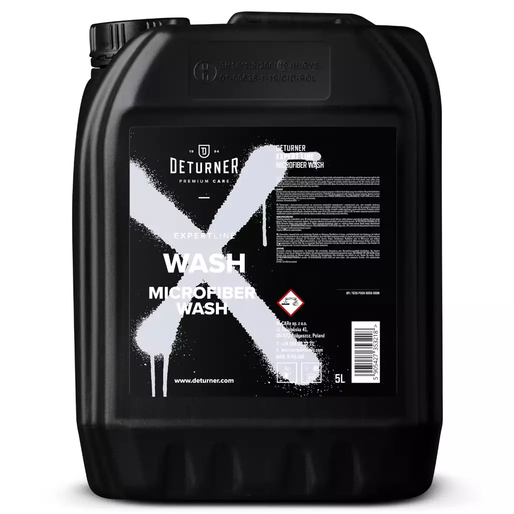 Deturner Wash 5L - płyn do prania mikrofibr