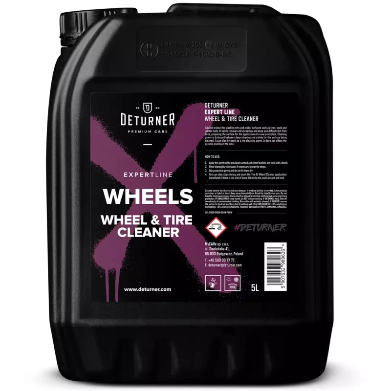 Deturner Wheels and Tire Cleaner 5L - produkt do czyszczenia felg i opon