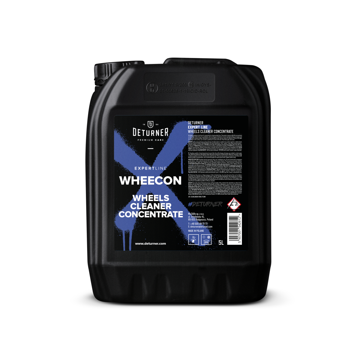 Deturner Wheels Cleaner Concentrate 5L - środek do czyszczenia felg i opon
