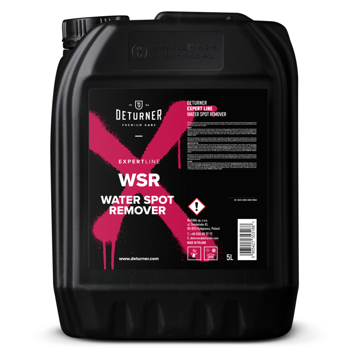 Deturner WSR 5L - płyn do usuwania waterspotów
