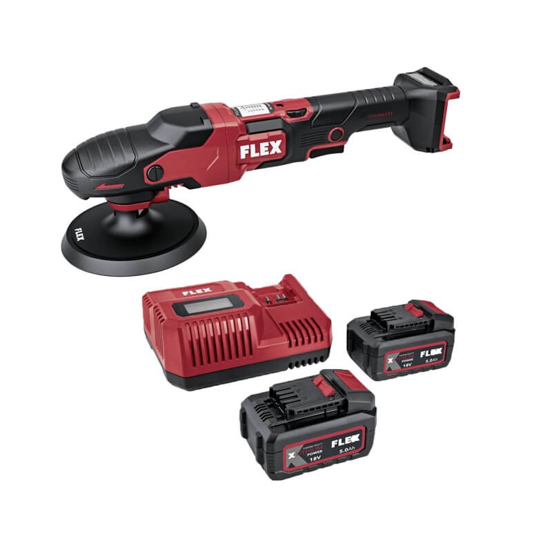 Flex PE 150 18-EC Set 18V - akumulatorowa polerka rotacyjna