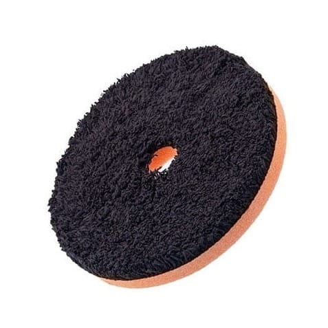 Flexipads Black Microfibre Cut 125mm - mikrofibrowy pad polerski