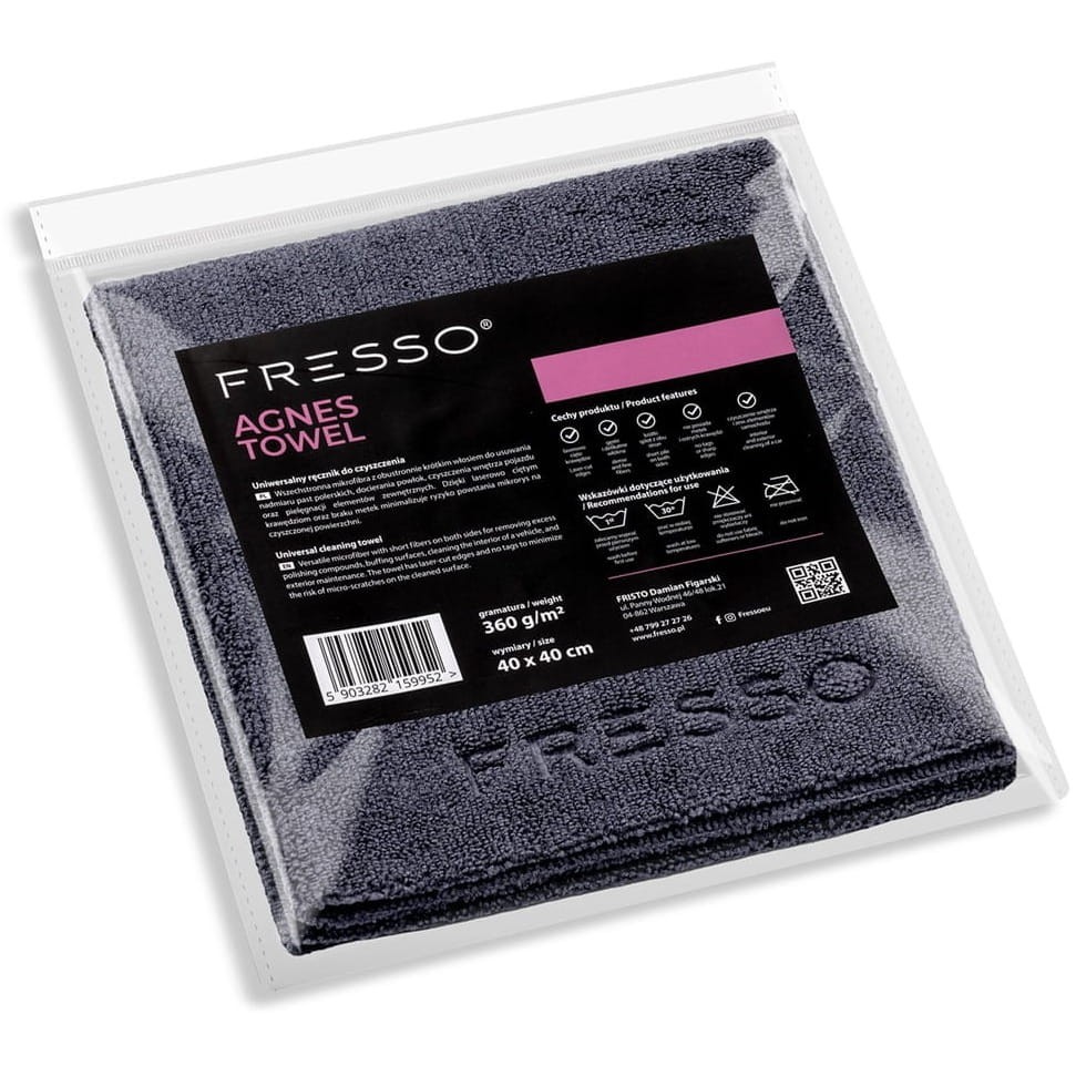 Fresso Agnes Towel 360gsm 40x40cm - uniwersalna mikrofibra
