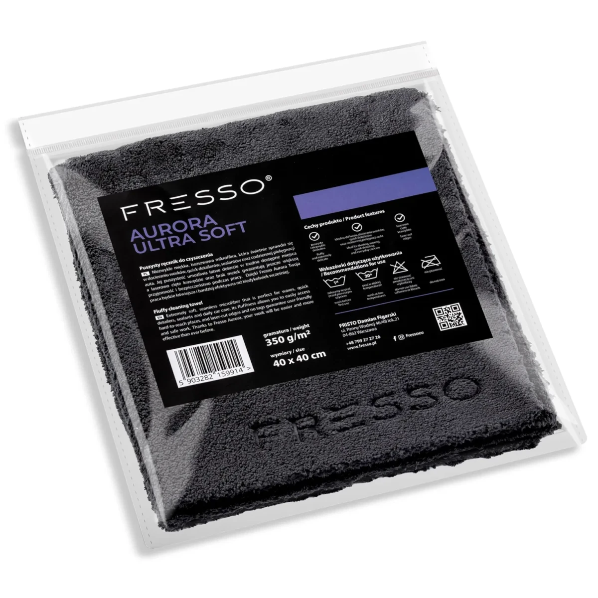 Fresso Aurora Ultra Soft 350gsm 40x40cm - miękka mikrofibra