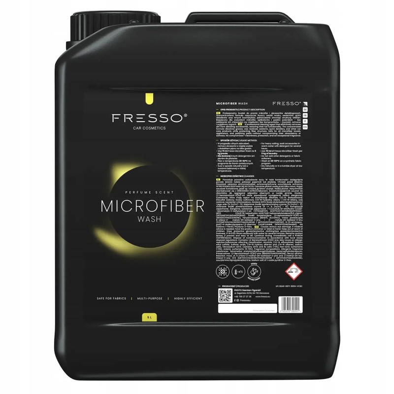 Fresso Microfiber Wash 5L - płyn do prania mikrofibr