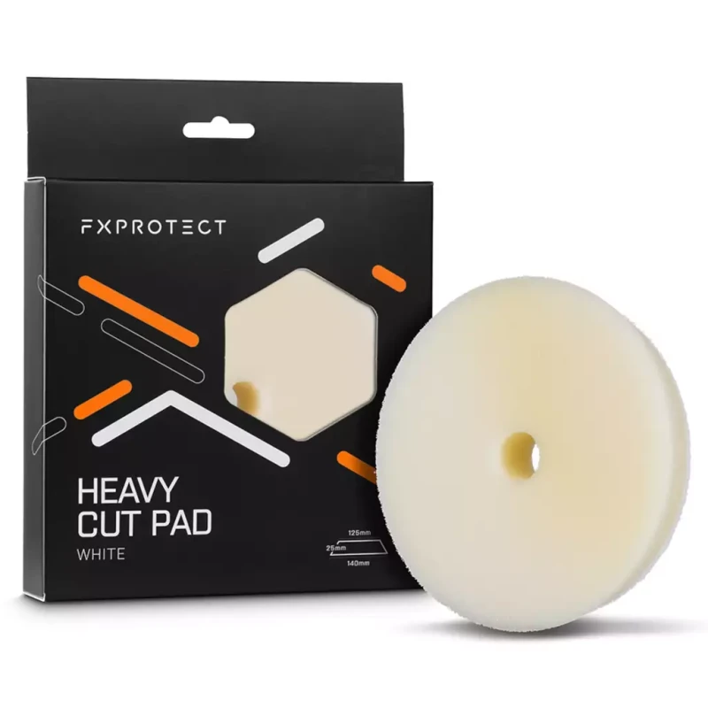 FX Protect Heavy Cut Pad White 125mm - otwarto-komórkowy silnie tnący pad