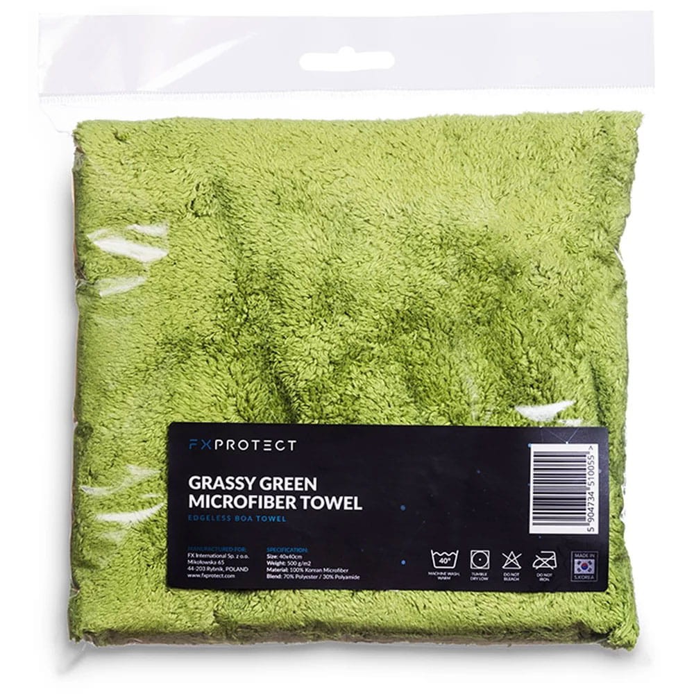 FX Protect Microfibre Grassy Green Boa 40x40cm - mikrofibra bezkrawędziowa