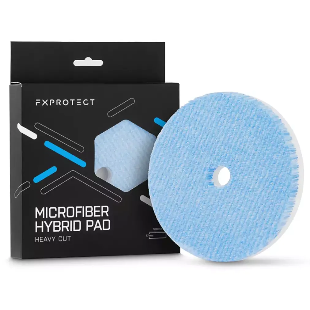 FX Protect Microfiber Hybrid Pad Heavy Cut 160mm - mocno tnący hybrydowy pad polerski 160mm
