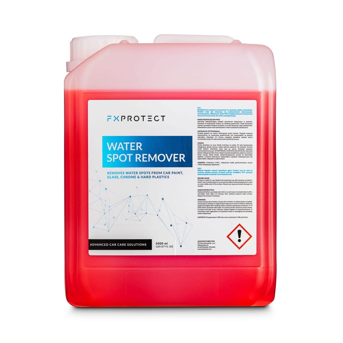 FX Protect Water Spot Remover 5L - płyn do usuwania waterspotów
