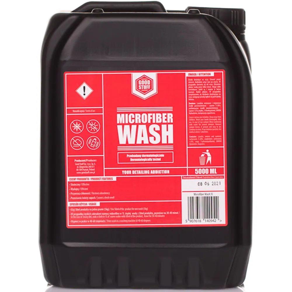 Good Stuff Microfiber Wash 5L - płyn do prania mikrofibr