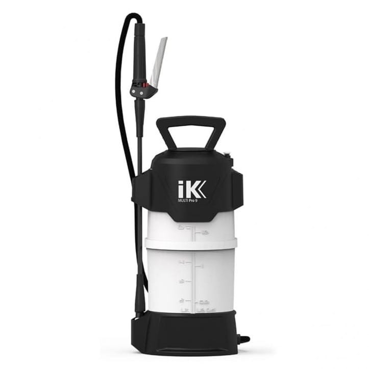 IK MULTI PRO 9 8L - ręczny opryskiwacz ciśnieniowy (odporny na kwas oraz agresywną chemię)