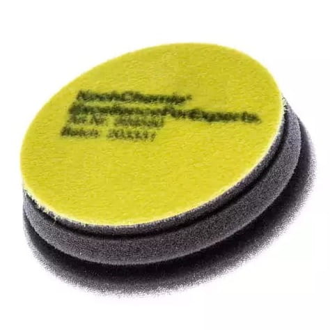 Koch Chemie Gąbka Fine Cut Yellow 76mm - gąbka polerska średnio twarda