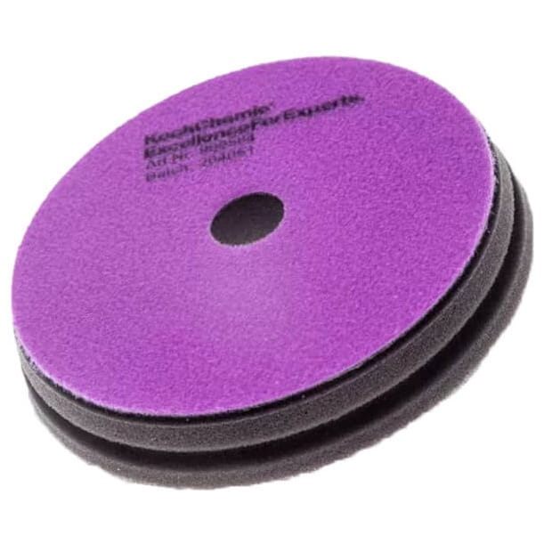 Koch Chemie Gąbka Micro Cut Hard Violet 126mm - lekko tnąca gąbka polerska