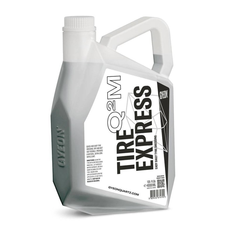 Gyeon Q2M Tire Express 4L - dressing do opon o satynowym wykończeniu