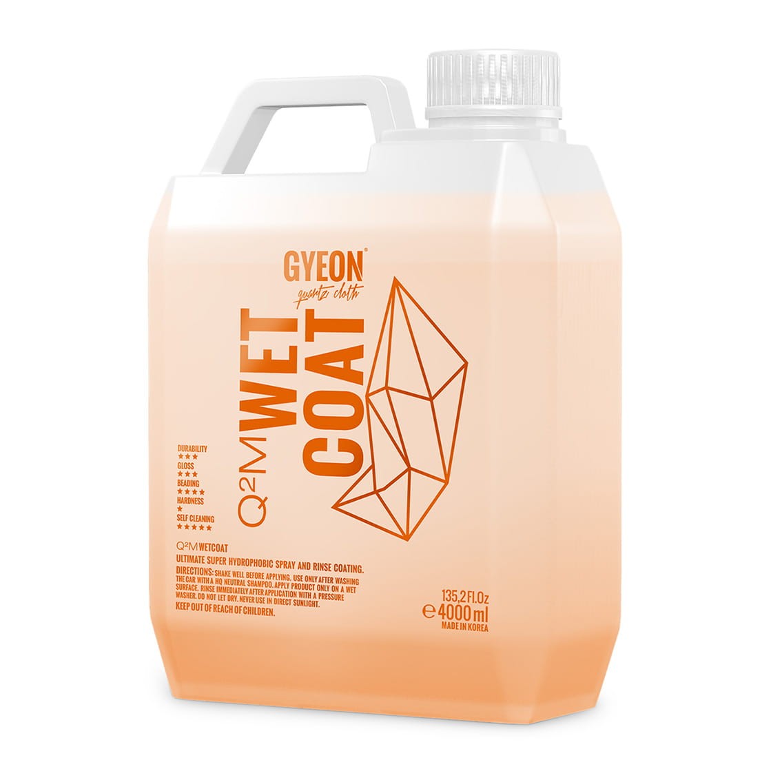 Gyeon Q2M WetCoat 4L - powłoka hydrofobowa aplikowana na mokry lakier
