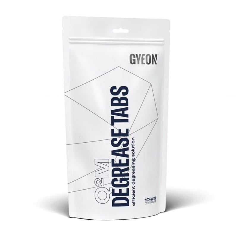 Gyeon Q2M Degrease Tabs 10-pak - rozpuszczalne tabletki o bardzo silnych właściwościach odtłuszczających